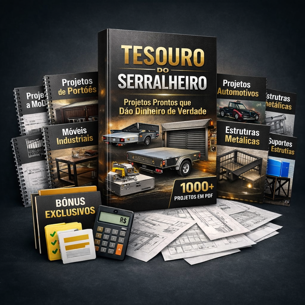 Conteúdo completo do Pack Tesouro do Serralheiro